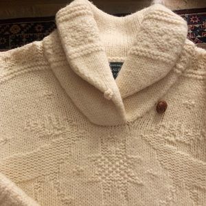 Vintage Ralph Laurent Exclusive Hand Knit 100% Wool Sweater